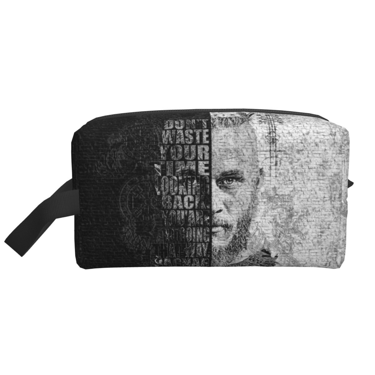 Beauty Of Makeup Quotes - Wikinger-Zitate von Ragnar Lothbrok, Reise-Kulturbeutel, nordischer