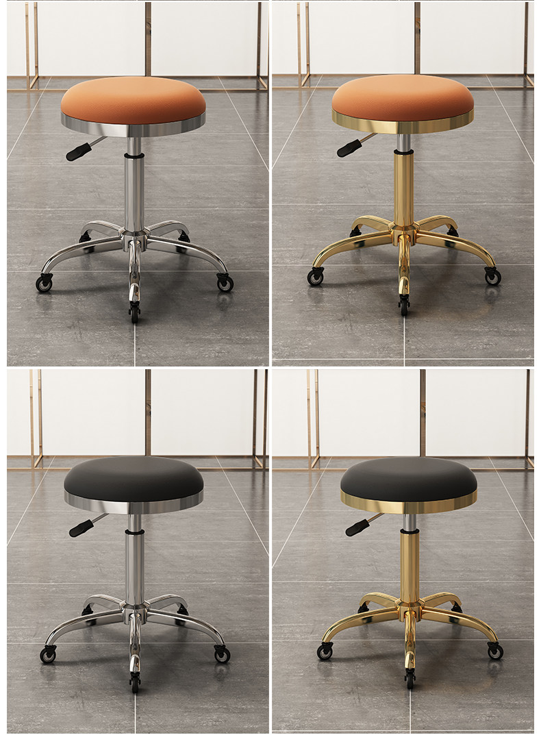 Makeup Master Beauty Salon - Großer Arbeitshocker, runder Hebehocker, Schönheitshocker, drehbarer
