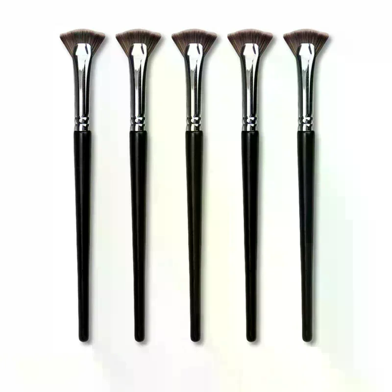 Beauty Makeup Brushes - Professioneller 1-teiliger fächerförmiger Wimpernpinsel, weicher, fusselfreier