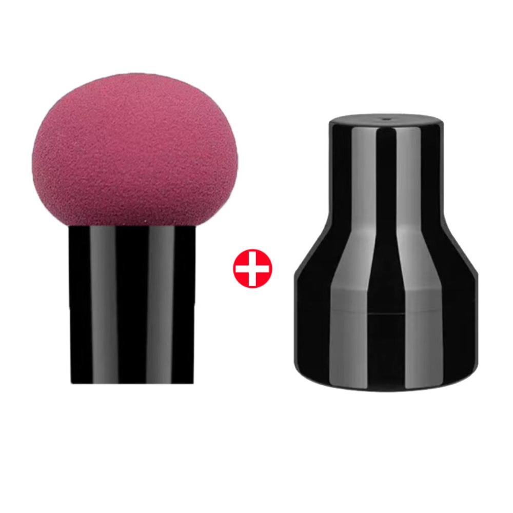 Beauty Makeup Tools Use - Neuer Pilzkopf-Make-up-Schwamm mit Aufbewahrungsbox, trocken und