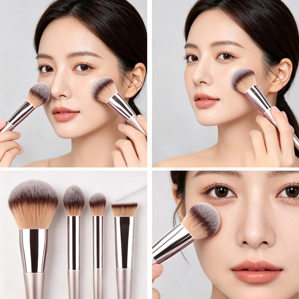 Beauty Makeup Tools Use - Hochwertiges 10-teiliges Make-up-Pinsel-Set, weiche, flauschige Pinsel
