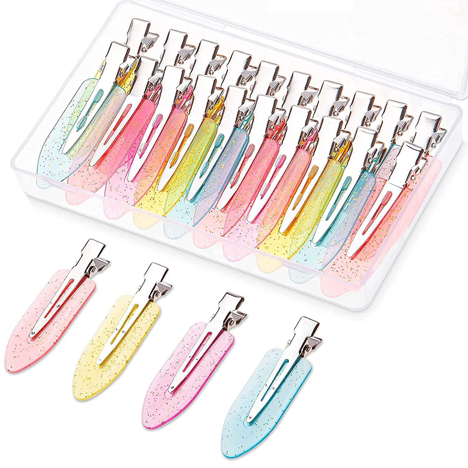 Beauty Makeup For Girl - 20 Stück Nahtlose Haarspangen für Schönheitssalons,