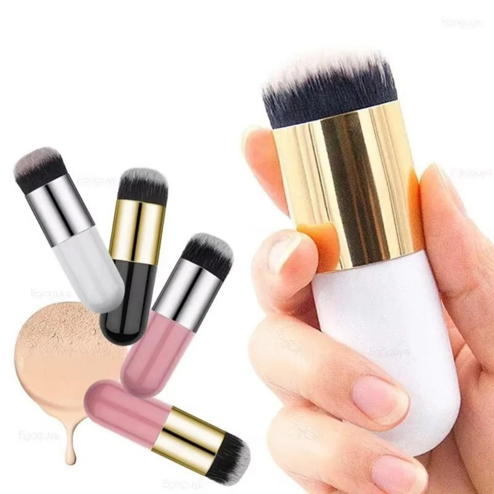 Beauty Makeup Brushes - Professioneller Chubby Pier Flacher Pilzförmiger Foundation-Pinsel