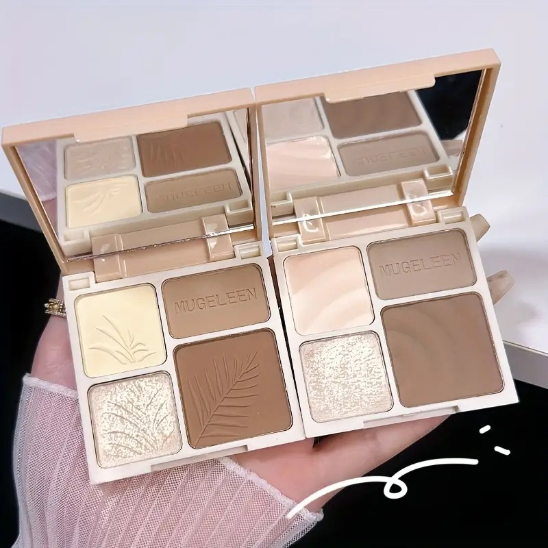 Highlighter Bronzer Palette - Vier Farben Highlighting & Contouring All-in-One-Palette