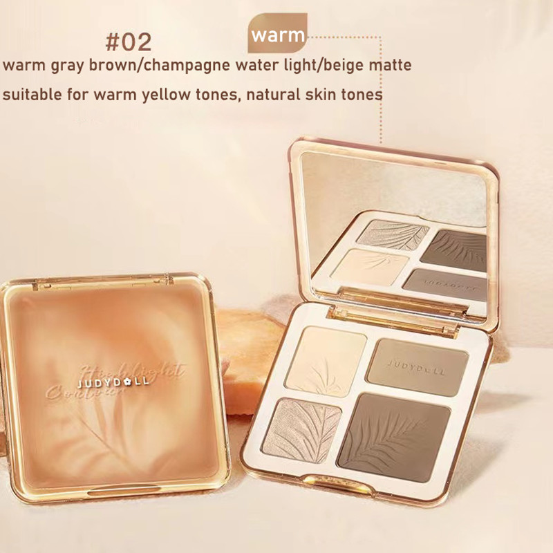 JUDYDOLL Wasserdichtes Contour – Highlighter Bronzer Palette Bewertung und Preis