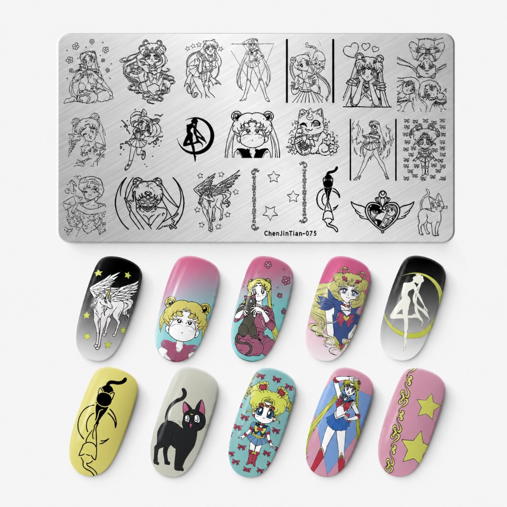Sailor Moon Anime Nagelstempel – Nail Art Stamping Kit Bewertung und Preis