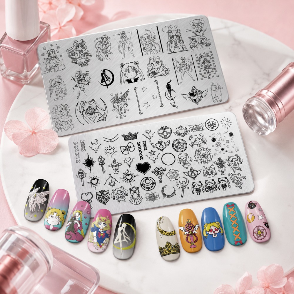 Sailor Moon Anime Nagelstempel – Nail Art Stamping Kit Bewertung und Preis