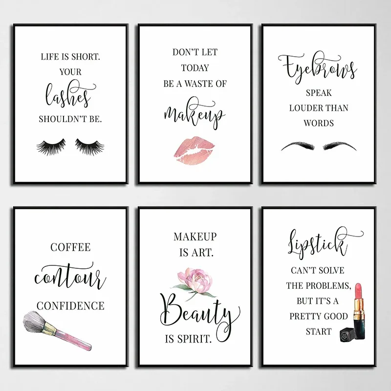 Make-up-Zitate, Poster, Wimper – Beauty Of Makeup Quotes Bewertung und Preis