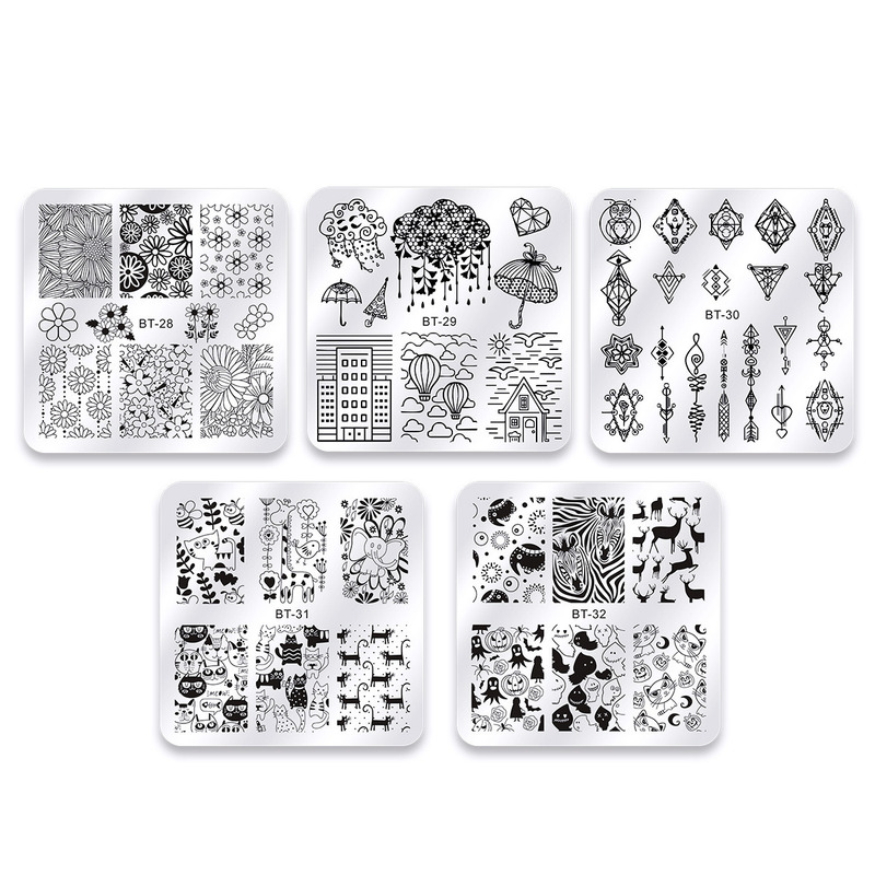 Nagel Stamping Platten Linie B – Nail Art Stamping Kit Bewertung und Preis