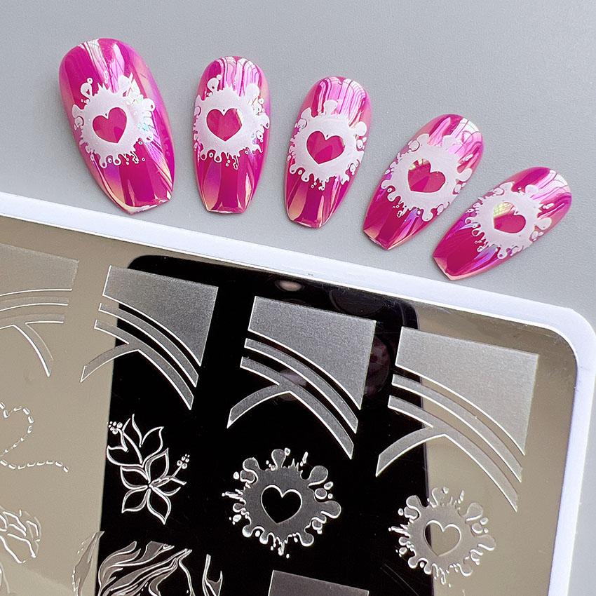 XMQ Stahlnagel-Stempelplatten, – Nail Art Stamping Kit Bewertung und Preis
