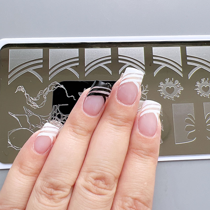 XMQ Stahlnagel-Stempelplatten, – Nail Art Stamping Kit Bewertung und Preis