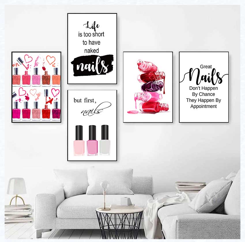 Kunstposter und Drucke Nagelkü – Beauty Of Makeup Quotes Bewertung und Preis