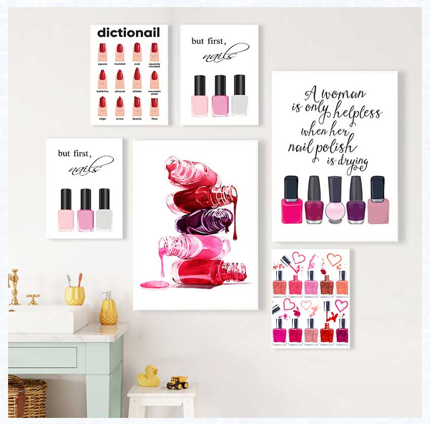 Kunstposter und Drucke Nagelkü – Beauty Of Makeup Quotes Bewertung und Preis