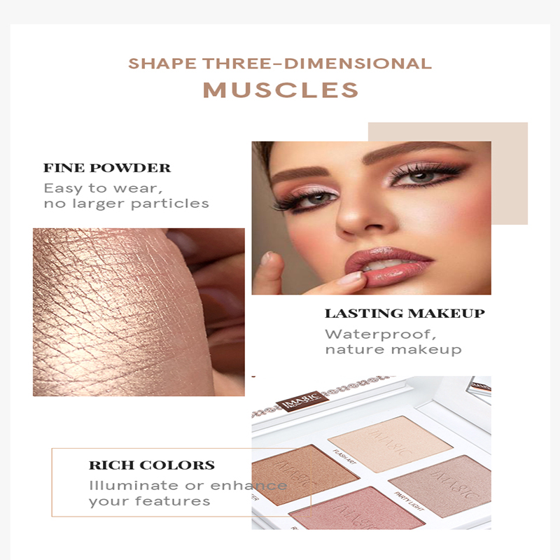 IMAGIC 4-Farbe Highlighter & C – Highlighter Bronzer Palette Bewertung und Preis