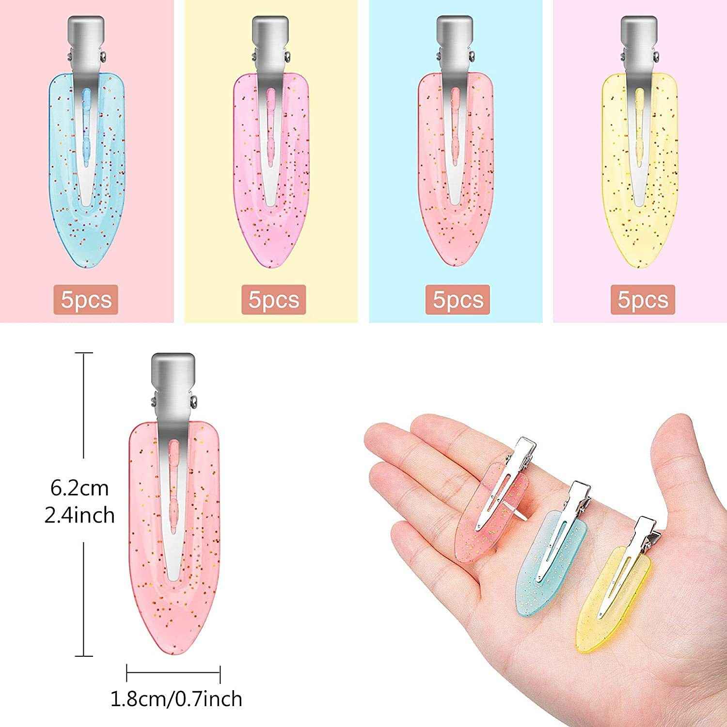20 Stück Nahtlose Haarspangen  – Beauty Makeup For Girl Bewertung und Preis