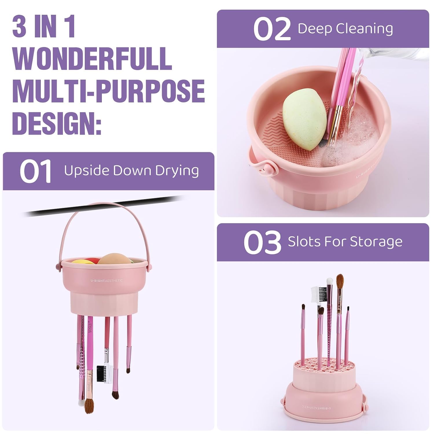 Make-up-Pinsel-Reinigungsschal – Beauty Makeup Brushes Bewertung und Preis