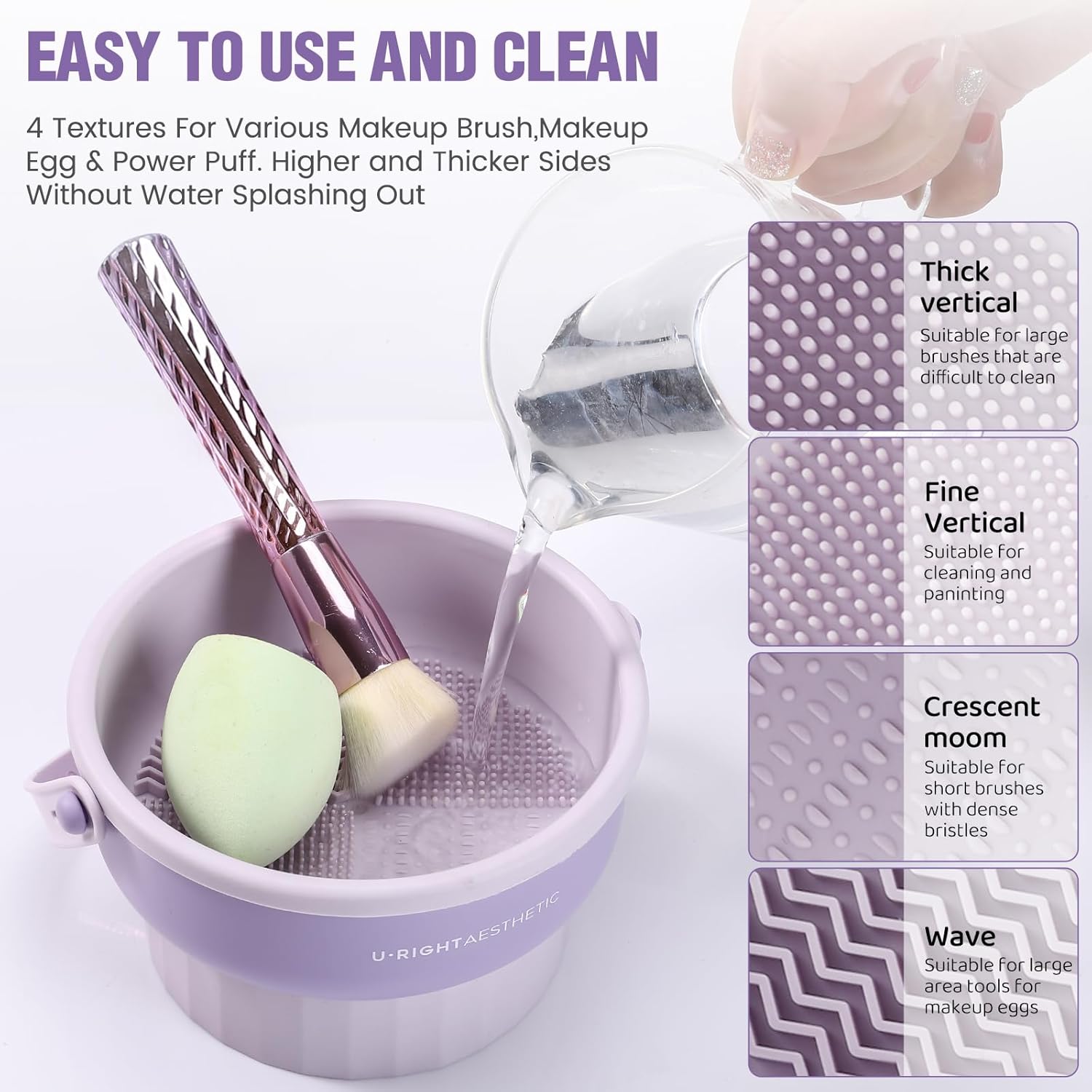 Make-up-Pinsel-Reinigungsschal – Beauty Makeup Brushes Bewertung und Preis