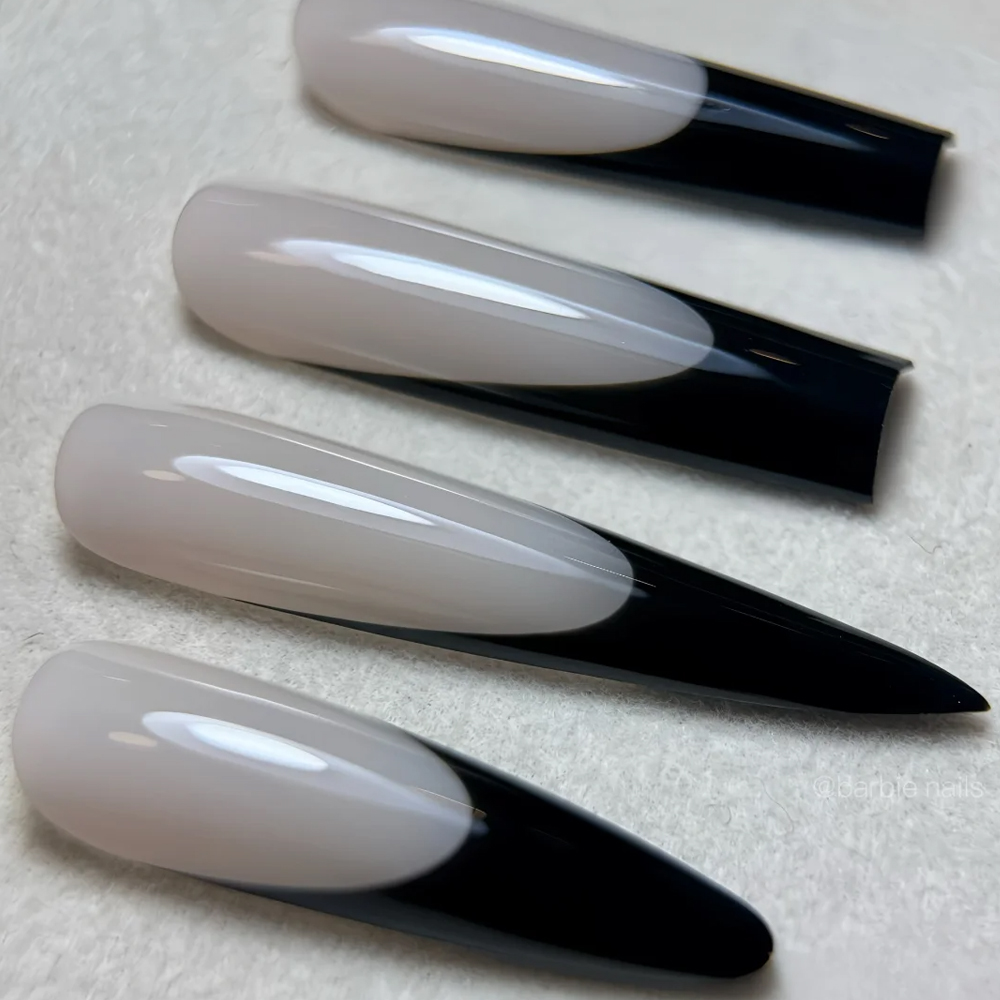 1 stücke Einfache Schwarz Fran – Nail Art Stamping Kit Bewertung und Preis