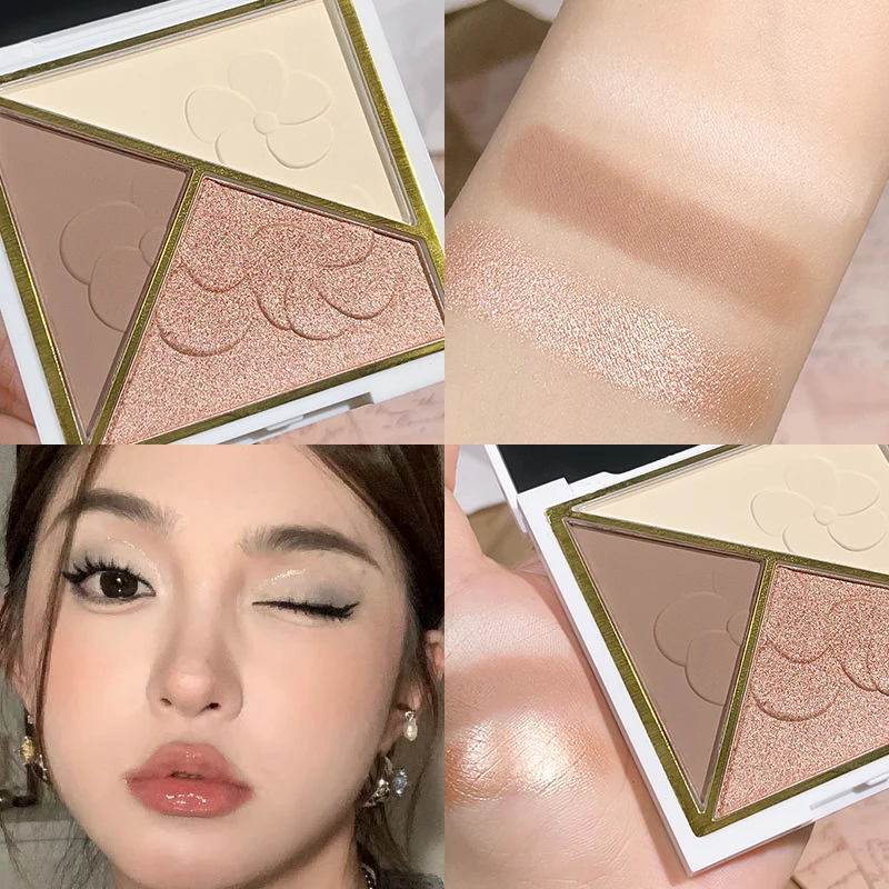 HISYI-Konturpalette, drei-in-e – Highlighter Bronzer Palette Bewertung und Preis