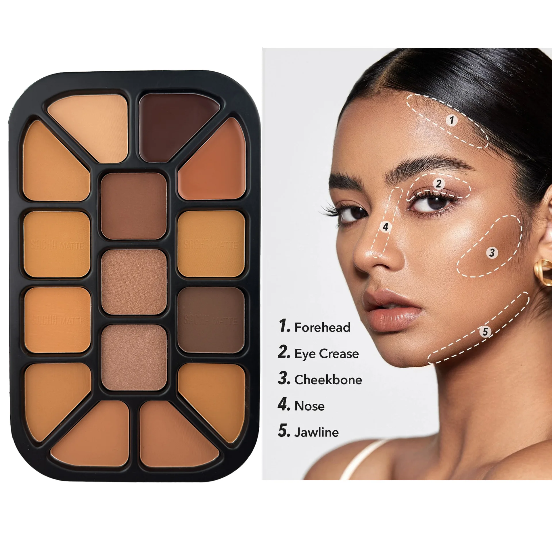 15-Farben-Gesichtskontur-Puder – Highlighter Bronzer Palette Bewertung und Preis