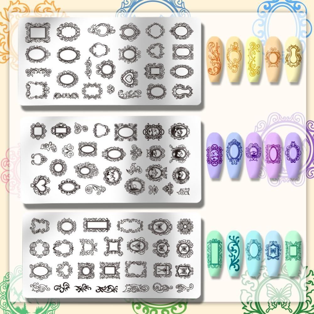 3er-Set Vintage Bilderrahmen N – Nail Art Stamping Kit Bewertung und Preis