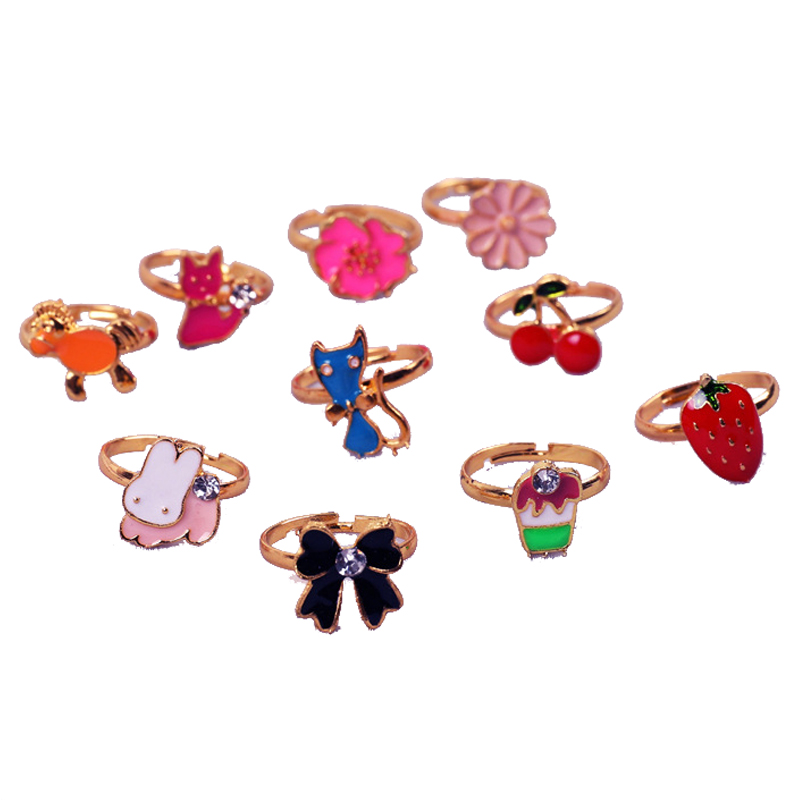 10/20 stücke Kinder Nette Ring – Beauty Makeup For Girl Bewertung und Preis