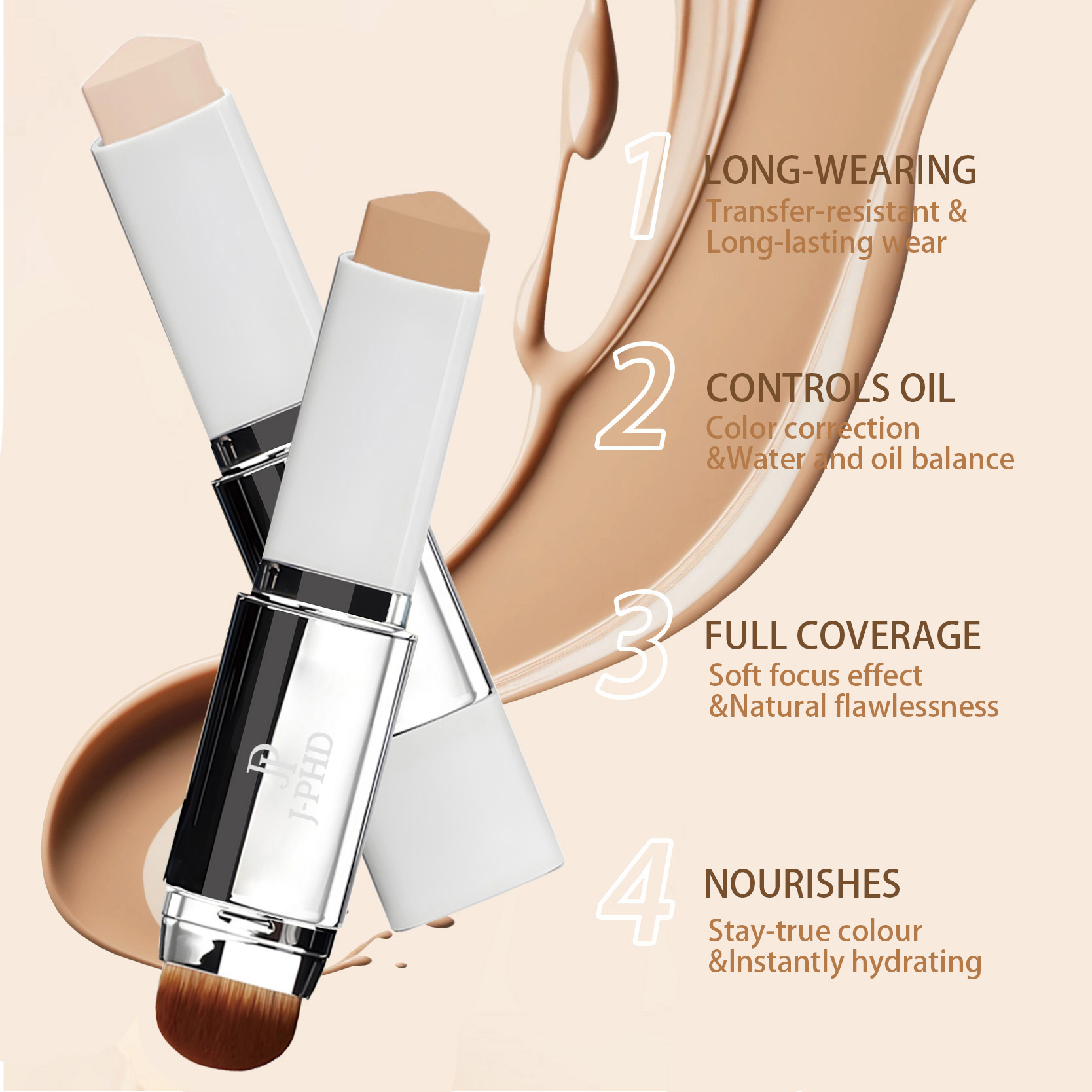 Zwei-in-eins-Bürstenkopf-Found – J Beauty Makeup Bewertung und Preis