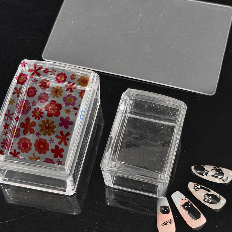 Quadratische Transparente Sili – Nail Art Stamping Kit Bewertung und Preis