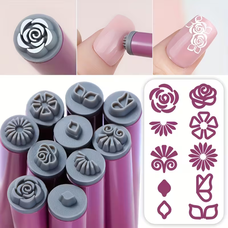 6/10/15-teiliges Nail Art Stem – Nail Art Stamping Kit Bewertung und Preis