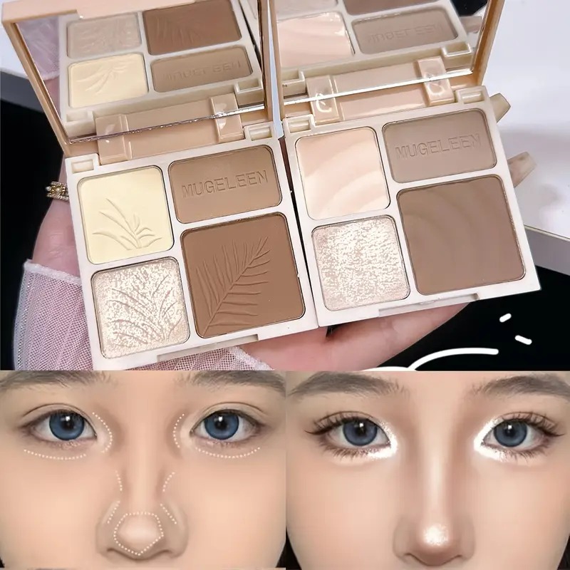 Vier Farben Highlighting & Con – Highlighter Bronzer Palette Bewertung und Preis