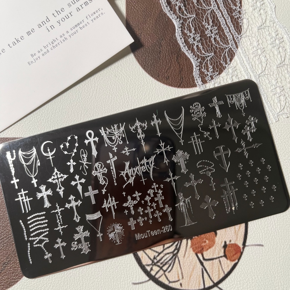 MouTeen259 Gothic Spitzen-Nage – Nail Art Stamping Kit Bewertung und Preis