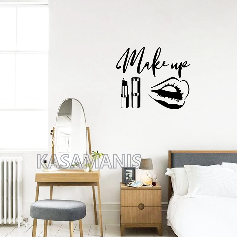 Make-up Zitat Wand Kunst Decal – Beauty Of Makeup Quotes Bewertung und Preis