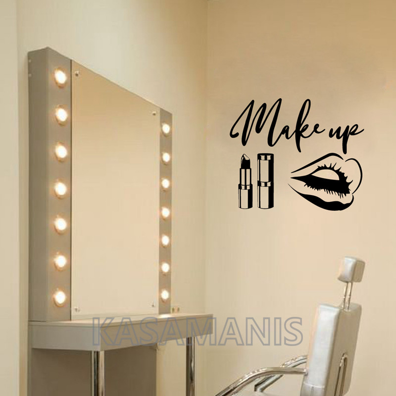 Make-up Zitat Wand Kunst Decal – Beauty Of Makeup Quotes Bewertung und Preis