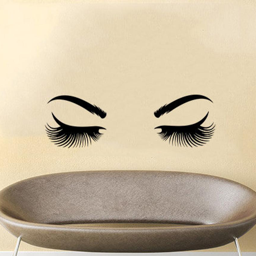 Augen Wand Aufkleber Vinyl Auf – Makeup Master Beauty Salon Bewertung und Preis