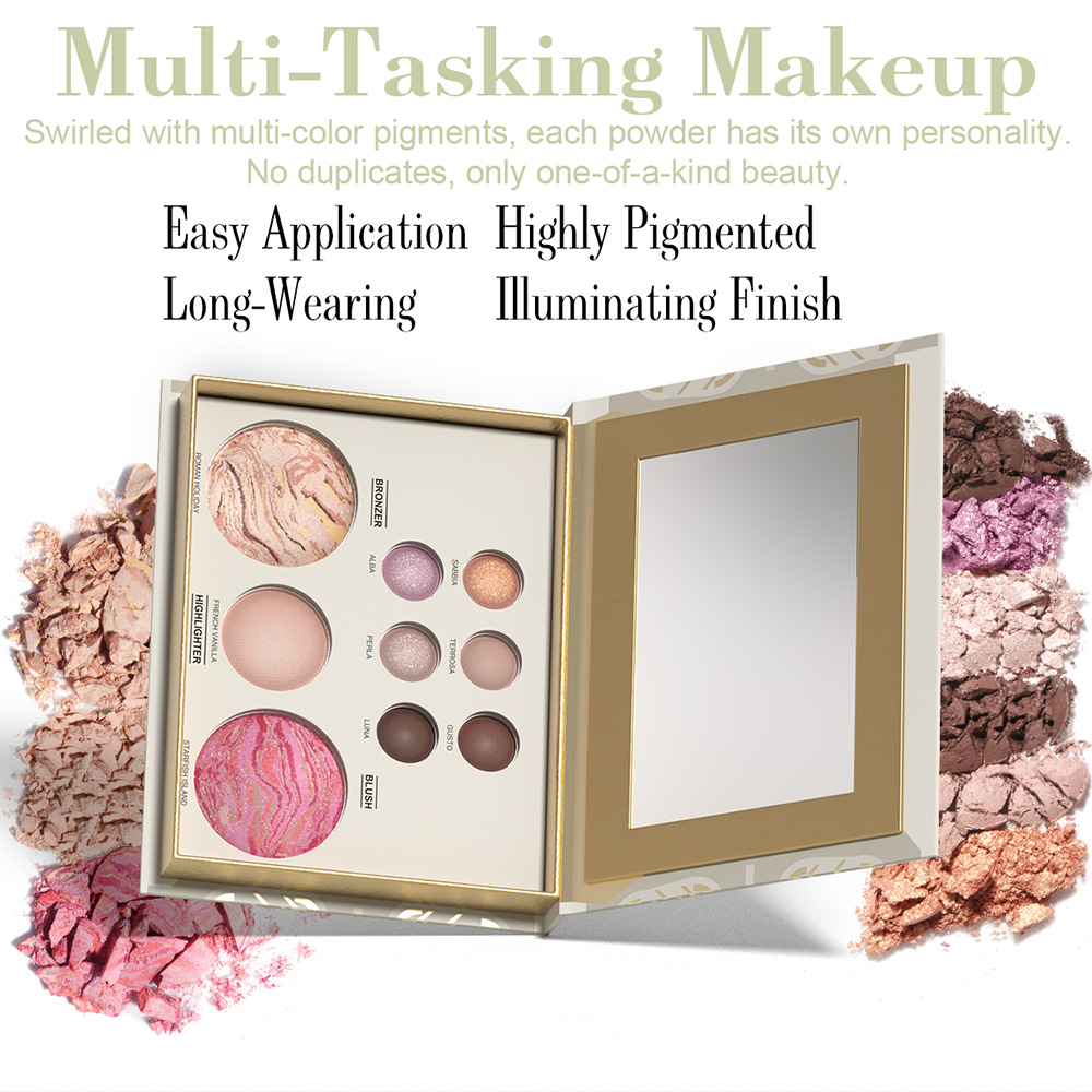 All-in-One-Make-up-Palette mit – Highlighter Bronzer Palette Bewertung und Preis