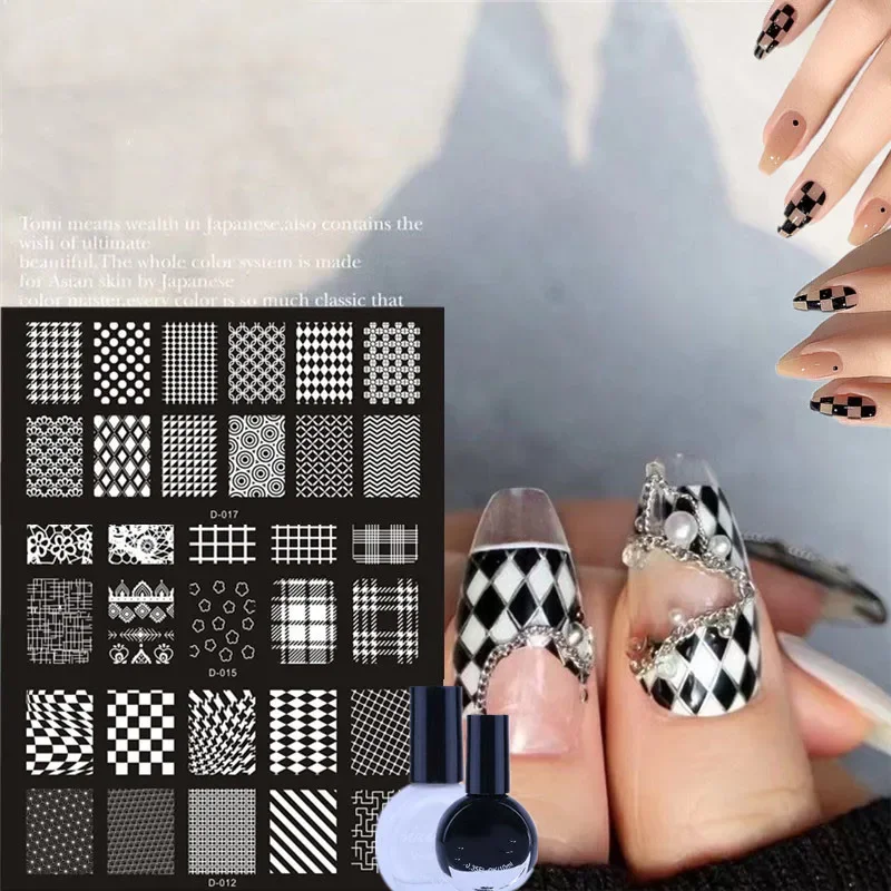 1pc Nagel Stempel platten Set  – Nail Art Stamping Kit Bewertung und Preis
