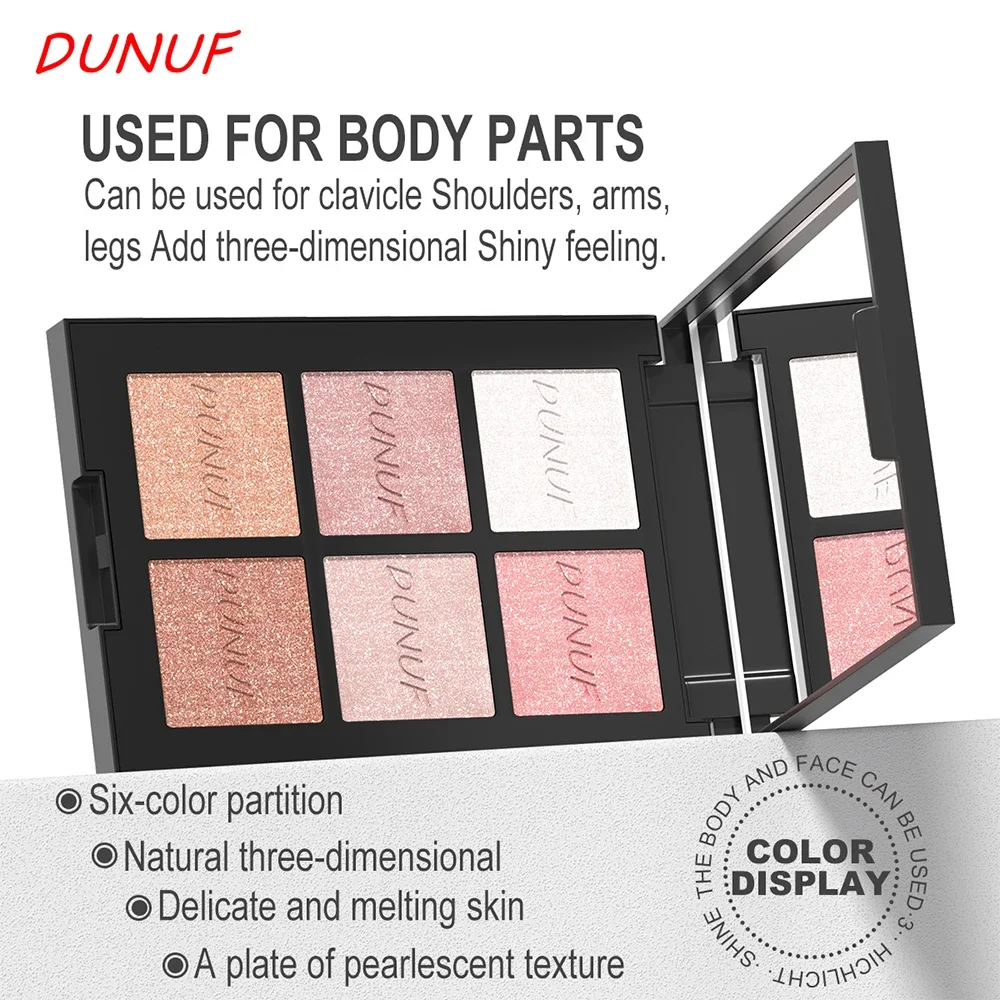 6-farbige Textmarker-Palette,  – Highlighter Bronzer Palette Bewertung und Preis